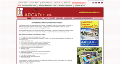 Desktop Screenshot of pattaya-arcadia.com